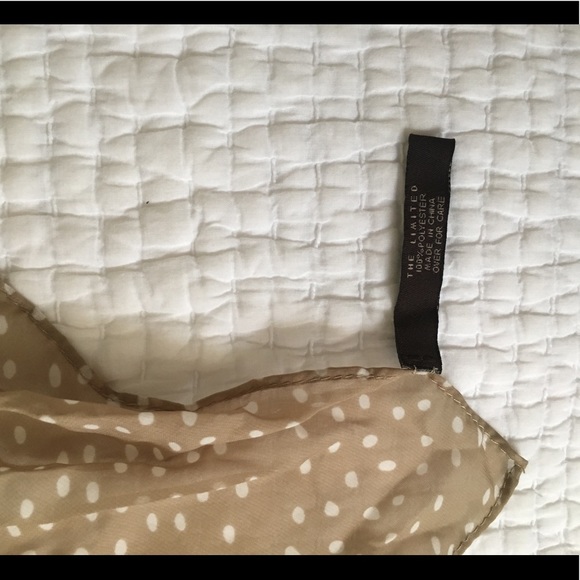 The Limited beige flowy scarf - Picture 5 of 6